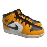 Nike Air Jordan 1 Mid Taxi GS | Taxi/Black/White | UK6 EU39 | Fast ££