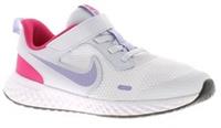 Nike Junior Girls Trainers Revolution 5 Touch Fastening grey UK Size
