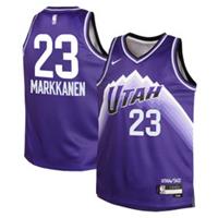 Utah Jazz Kid's Jersey NBA Nike City 23/24 Jersey - Markkanen 23 - New - 8 Years Regular