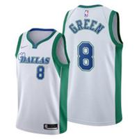 Dallas Mavericks Kid's Jersey NBA Nike City Jersey - Green 8 - New - 14-16 Years Regular