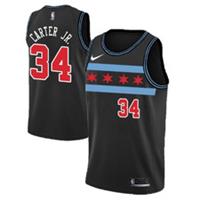 Chicago Bulls Kid's Jersey NBA Nike City 18/19 Top - Carter Jr - New - 8 Years Regular