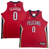 New Orleans Pelicans Jersey Kid's NBA Nike Statement - Seabron - New - 14-16 Years Regular