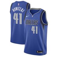 Dallas Mavericks Kid's Jersey NBA Nike Icon Top - Nowitzki - New - 10-12 Years Regular