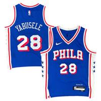 Philadelphia 76ers Kid's Jersey NBA Nike Icon Top - Yabusele - New - 8 Years Regular