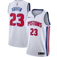 Detroit Pistons Kid's Jersey NBA Nike Association - Griffin - New - 8 Years Regular