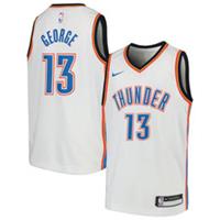 Oklahoma City Thunder Jersey Kid's NBA Nike Association - George - New - 8 Years Regular