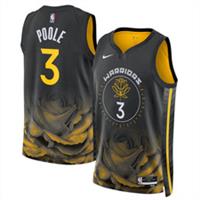 Golden State Warriors Jersey Kid's NBA Nike City - Poole 3 - New - 18-20 Years Regular