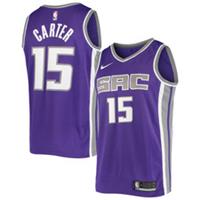Sacramento Kings NBA Jersey Kid's Nike Icon Top - Carter 15 - New - 18-20 Years Regular