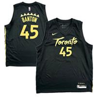 Toronto Raptors Kid's Jersey NBA Nike City Top - Banton - New - 18-20 Years Regular