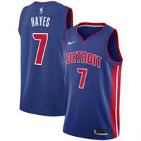 Detroit Pistons Kid's Jersey Nike NBA Icon Top - Hayes 7 - New - 18-20 Years Regular