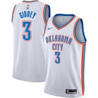 Oklahoma City Thunder Jersey Kid's NBA Nike Association - Giddey - New - 8 Years Regular