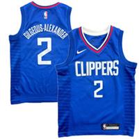 Los Angeles Clippers Jersey Kid's NBA Nike Icon Top - SGA 2 - New - 18-20 Years Regular
