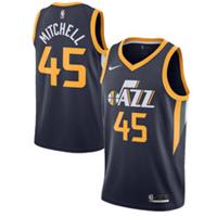 Utah Jazz Kid's Jersey Nike NBA Icon Top - Mitchell 45 - New - 18-20 Years Regular