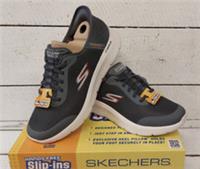 Men's Skechers 216324 Go Walk Flex-Hands Up Grey Hands Free Slip Ins Trainers