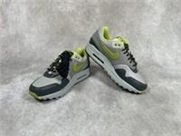 Nike Air Max 1 HUF Boys Trainers - Grey / Green - Size UK 4 - Brand New ?
