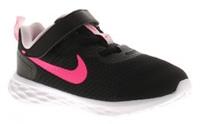 Nike Infant Boys Trainers Revolution 6 Td Running Touch Fastening Pink and Black