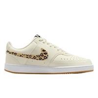 Nike Womens Court Vision Sneakers Ladies Basketball Off-White Leopard Trainers