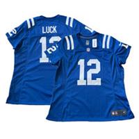 Indianapolis Colts NFL Jersey Nike Women's Home Top - Luck 12 - New - L Loose
