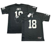 Las Vegas Raiders Jersey Kid's Nike NFL Home Top - Jones 18 - New - 14-16 Years Loose