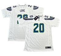 Seattle Seahawks NFL Jersey Kid's Nike Road Top - Love 20 - New - 18-20 Years Loose