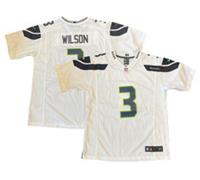 Seattle Seahawks NFL Jersey Kid's Nike Road Top - Wilson 3 - New - 14-16 Years Loose
