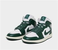 Air Jordan 1 Mid White/Oxidized unisex Green-Sail UK8 BQ6472-133 box no lid