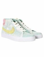 Nike SB Zoom Blazer Mid Premium Trainers - Light Dew/Green Glow