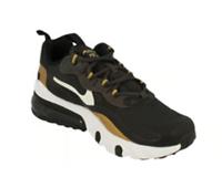 Nike Air Max 270 React (GS) Junior Black/Golden (UK-6 ) Brand New