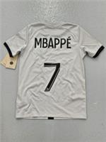 PSG x Jordan Boy's Football Shirt Sz L Age 13-14 Yrs Grey Black DJ788 P24