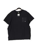 Nike Men's T-Shirt XXL Black Cotton with Polyester Basic New with tags