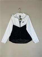 Nike Womens Jacket Light Weight S Wind runner Loose Fit black white - S Regular