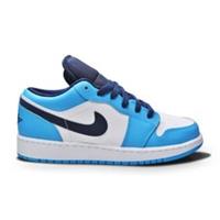 Nike Air Jordan 1 Low for Big Kids GS 553560 144 "UNC"