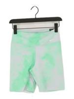 Nike Women's Shorts S Green Polyester with Elastane, Spandex Sweat New with tags