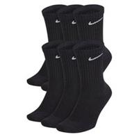 NEW Nike Dri-Fit 6-Pair Crew Socks - Cushioned for Gym & Sport, Unisex - UK-5-8 / EU-38-42 / M Regular