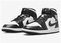 Nike Air Jordan 1 Mid Trainers UK Size 8.5 EUR 43 DV0991 101 Panda Unisex
