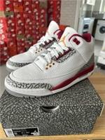 Nike Air Jordan 3 Retro Cardinal Red UK 7- Brand New ✅