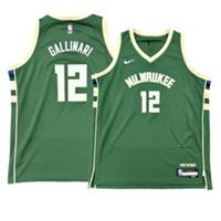 Milwaukee Bucks Kid's Jersey (Size 18-20y) NBA Nike Icon Jersey - Gallinari 12 - 18-20 Years Regular