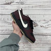 Size 7.5 UK Nike Dunk Low 'Burgundy Crush Black' - HM9658-600