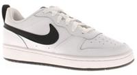 Nike Junior Boys Trainers Court Borough Low 2 Leather Lace Up white UK Size 6