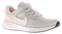 Nike Junior Girls Trainers Revolution 5 PSV Touch Fastening silver UK Size