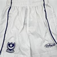 Portsmouth FC Pompey Sport Shorts 2003-04 Kids 9-10 BNWT Vintage Retro Blue