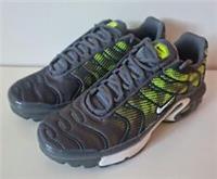 NIKE AIR MAX TN PLUS GREY GREEN TRAINERS 655020-076
