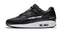 Wmns Nike Air Max 1 SE UK 7.5 EUR 42 Black Metallic Sliver New 881101 005