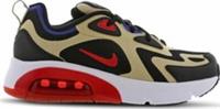 Boys Nike Air Max 200 (GS) Trainers Black Gold Red AT5627 700 UK 4.5