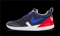 Nike Rosherun QS GS UK 5.5 EUR 38.5 Navy Heather Royal University Red 703935 400