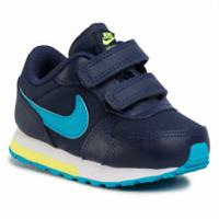 Kids Nike MD Runner Strap Trainers 806255 415 Dark/Light Blue Size UK 4.5 to 9.5