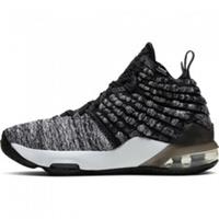 Lebron 17 Flyknit Oreo GS UK 4.5 EUR 37.5 Black White BQ5594 002