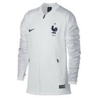 Nike Boys France FFF Anthem Jacket Sz S Age 8 - 10 Yrs White Grey 893845 102