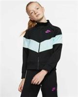 Kids Nike Sportswear Jacket Full Zip CJ6943 011 Black/Green Size M_L