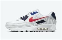 Nike Air Max 90 GS UK 4.5 EUR 37.5 White University Red CZ8650 100